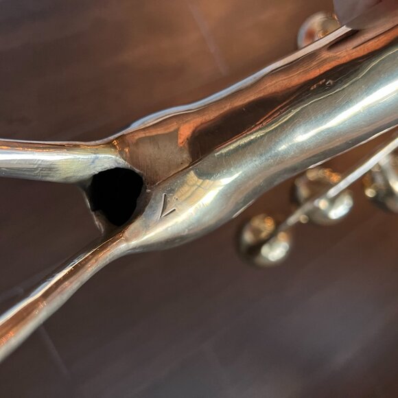 Large Vintage Brass Reindeer Elk Candelabra 8 Candle Holder” - Picture 11 of 12